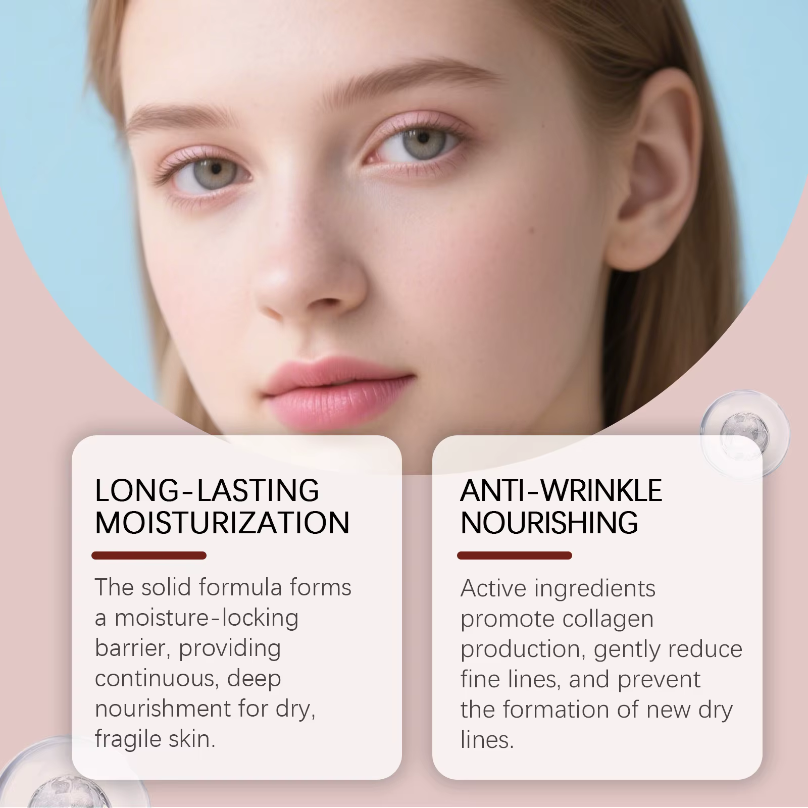 Bâton de crème hydratante multi-effet – Léger et hydratant