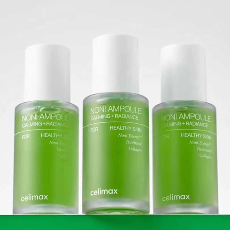 Sérum Visage Celimax à l'Extrait de Noni – Essence Nourrissante Coréenne Anti-rides Hydratante Atténuant les Ridules – Ampoule Énergisante pour Soins de la Peau