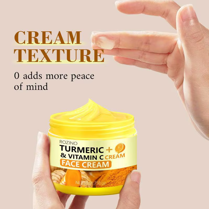 Crème hydratante au curcuma