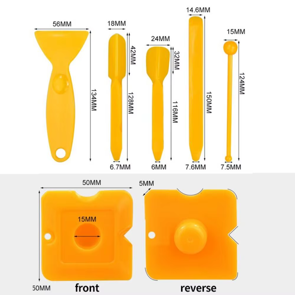 Dissolvant de coulis de bord en Silicone pour carreaux de céramique, calfeutrage lisse, grattoir d'angle en plastique, nettoyeur d'espace mural, outil de Construction de couture