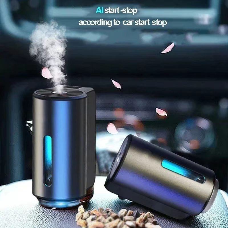Diffuseur d'arôme électrique, désodorisant dans la voiture, humidificateur à brume pour éliminer les odeurs, accessoires d'intérieur automobile