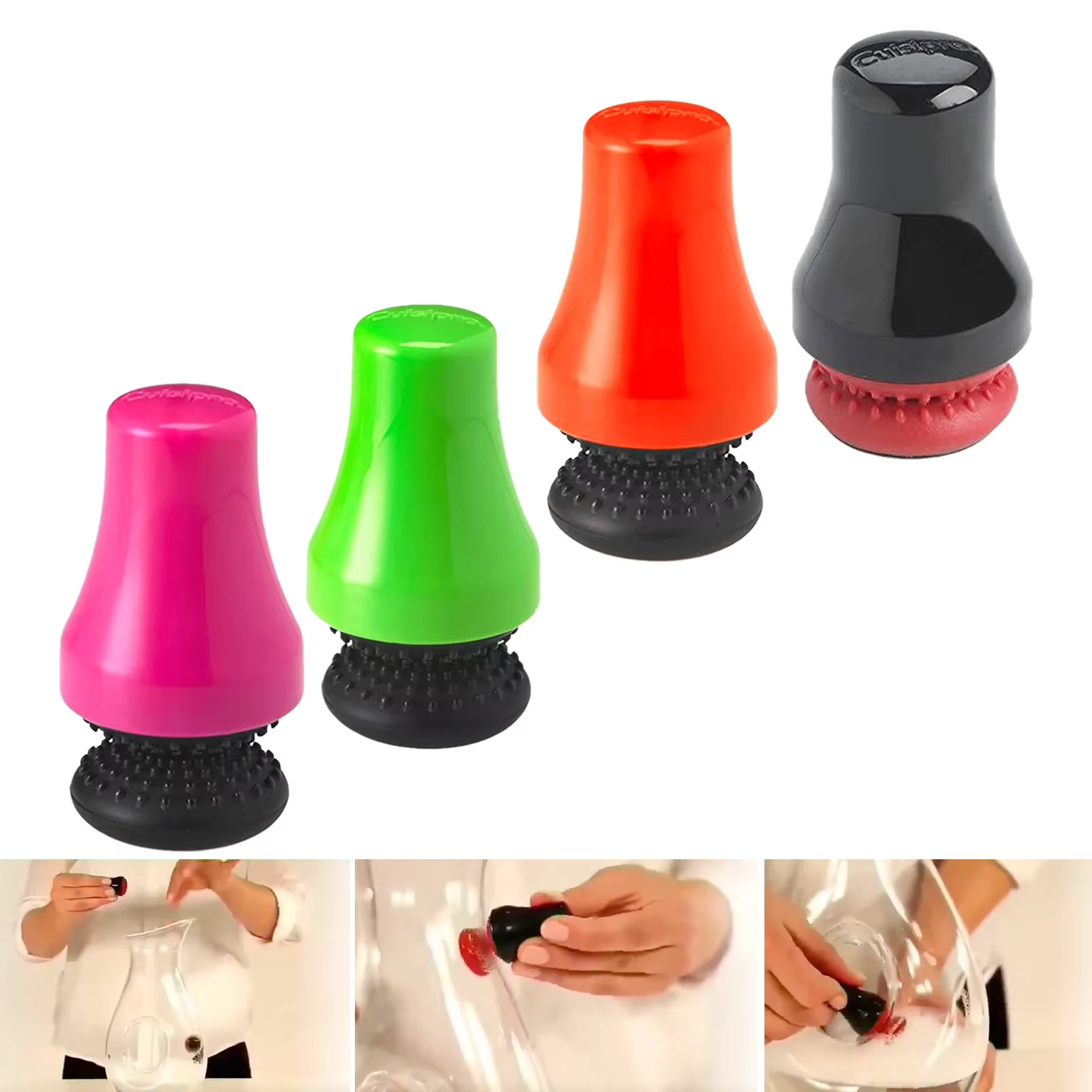 Brosse magnétique en silicone pour livres, nettoyeur de verrerie irrégulier, beaucoup d'épurateurs pour bouteille, vase, coins, outil ménager