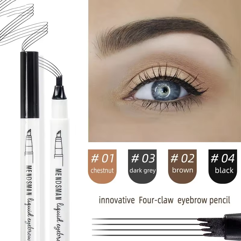 Petit crayon à sourcils sauvage à quatre fourchettes