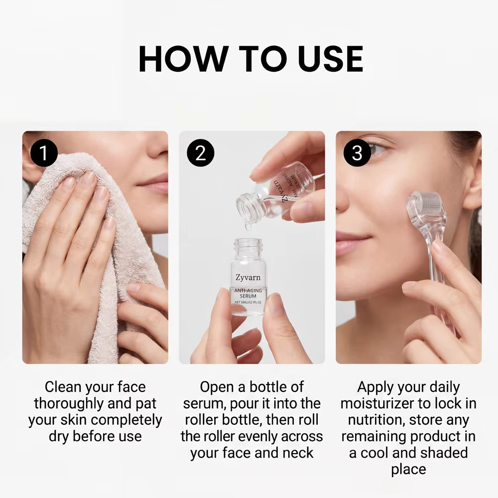 Ensemble de rouleaux de sérum nourrissant pour le visage