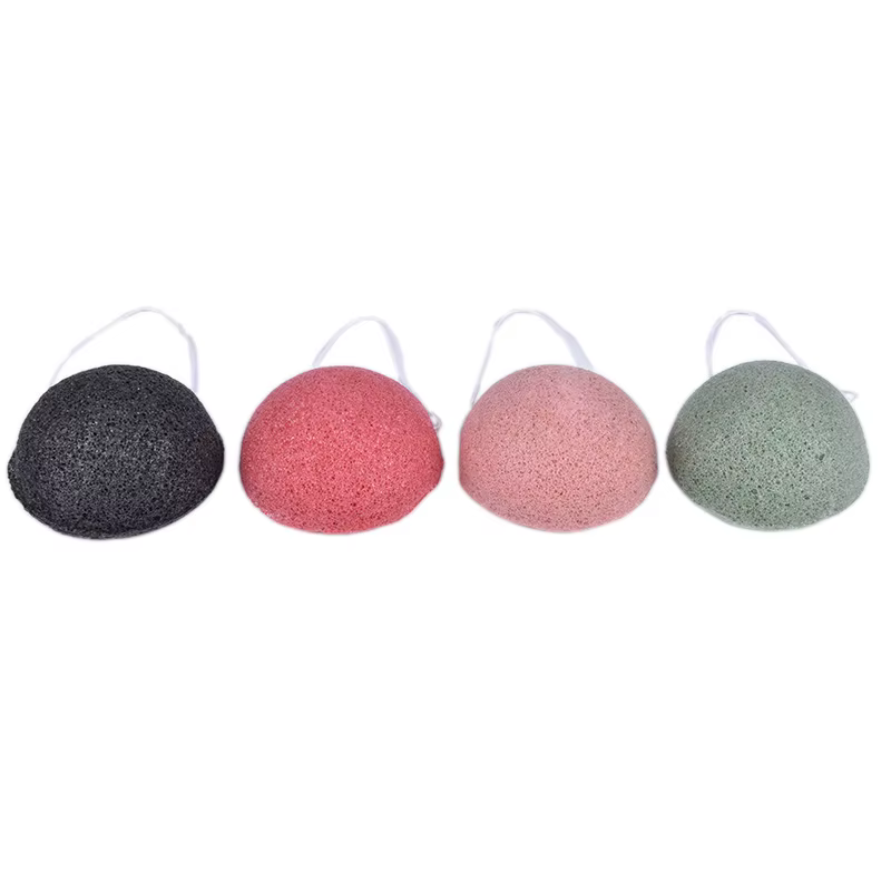 Éponge de maquillage Konjac naturelle, accessoire de nettoyage du visage