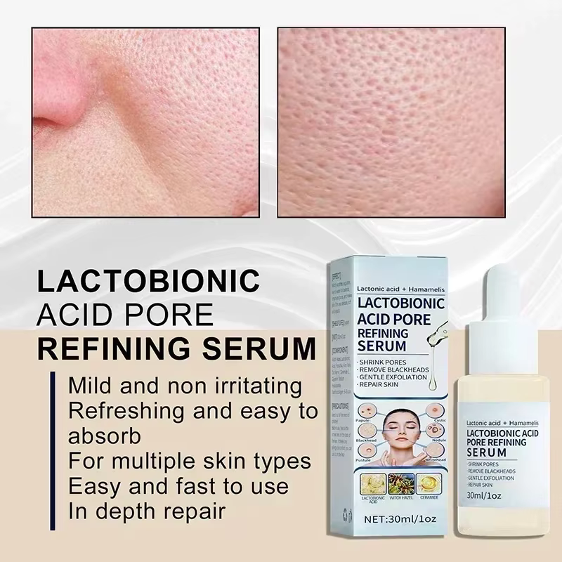 Sérum rétrécissement des pores à l'acide lactobionique