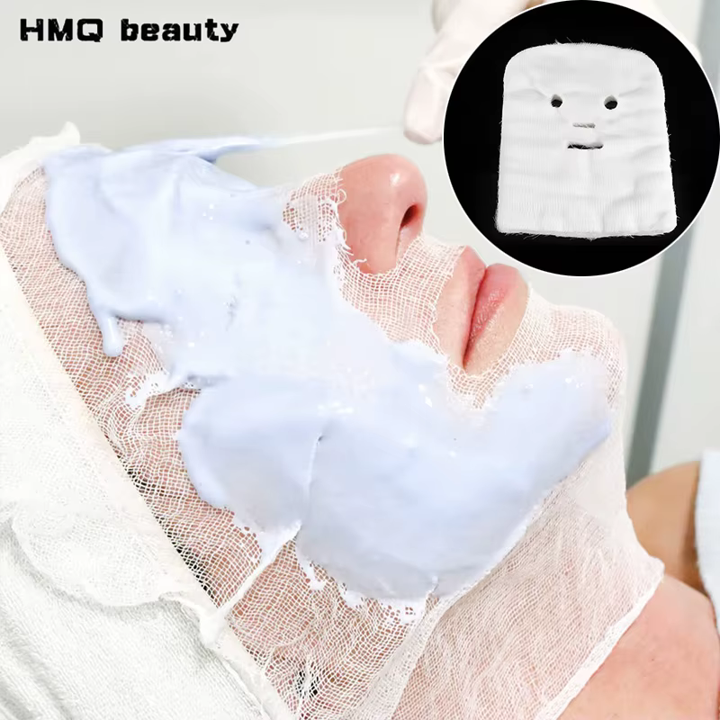 500/100 pièces masque de gaze pour le visage Ultra-mince pur coton jetable