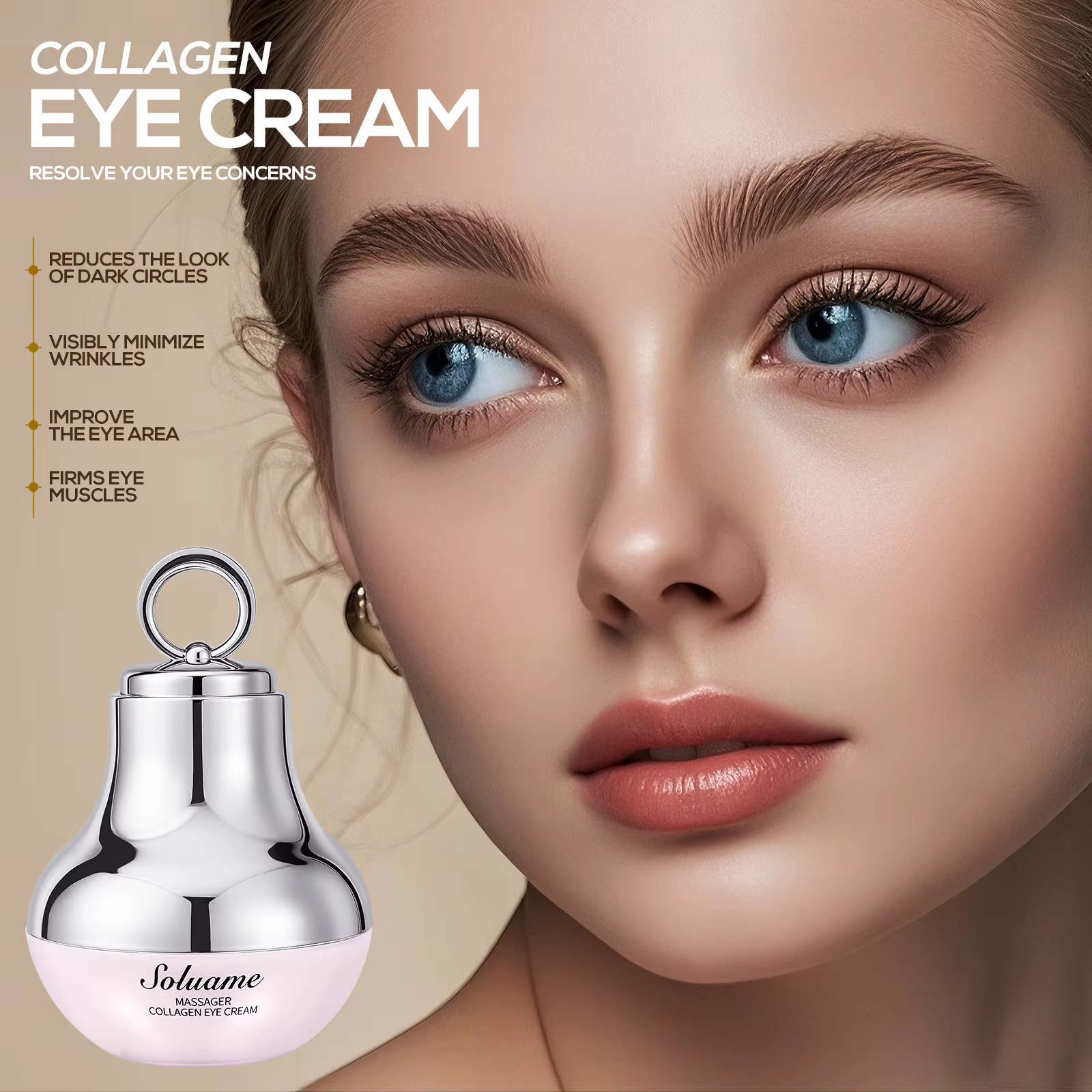 Ensemble de crème pour les yeux et crème pour le cou