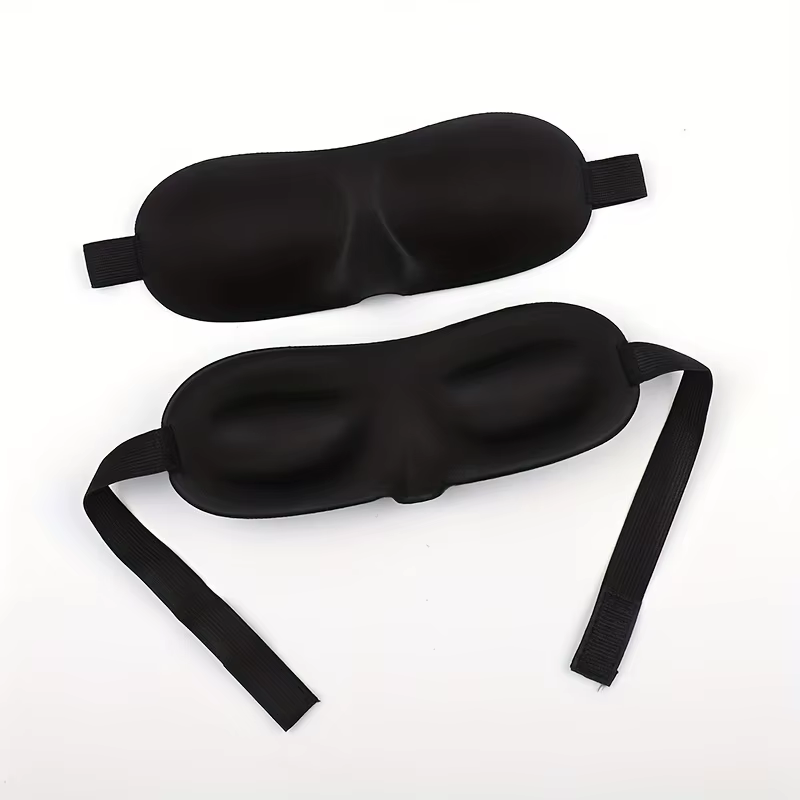Masque de sommeil - Bloque la lumière, ultra-doux, confort réglable - Parfait pour les voyages et l'usage quotidien