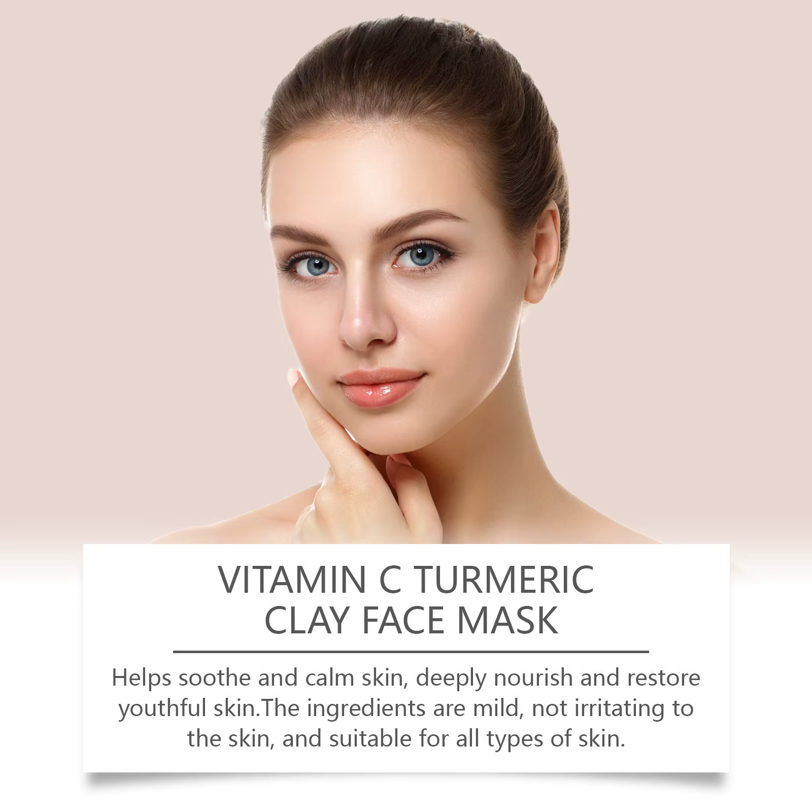 Masque facial exfoliant à la vitamine C