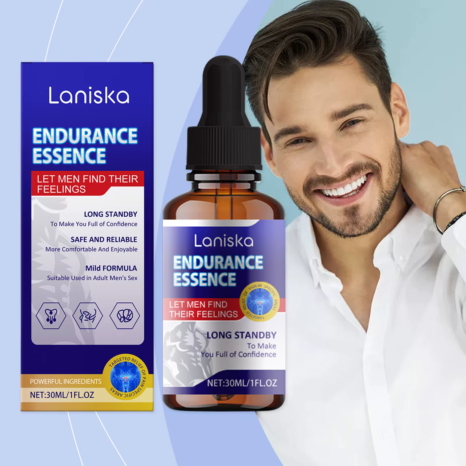 Essence de soin pour hommes