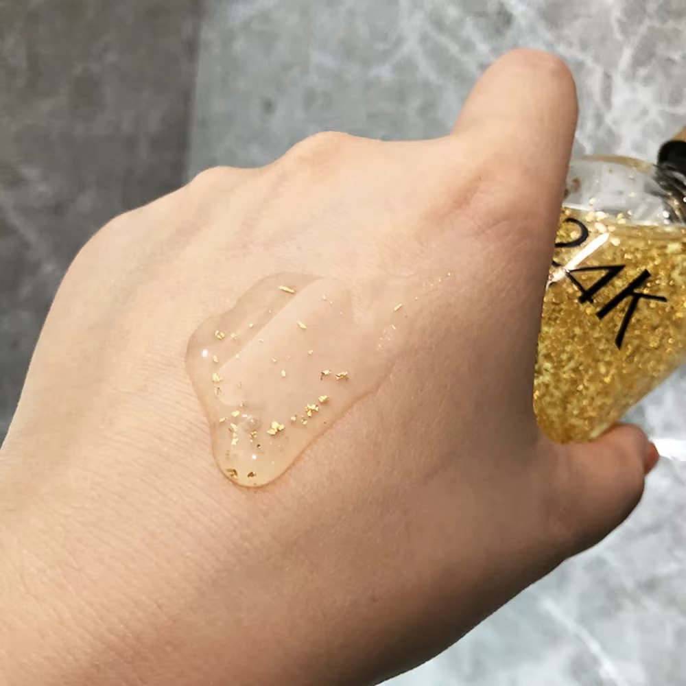 Sérum Visage 30ML à l'Or 24K et Niacinamide Hydratant Éclaircissant Soin Doux Anti-Teint Terne pour Tous Types de Peau