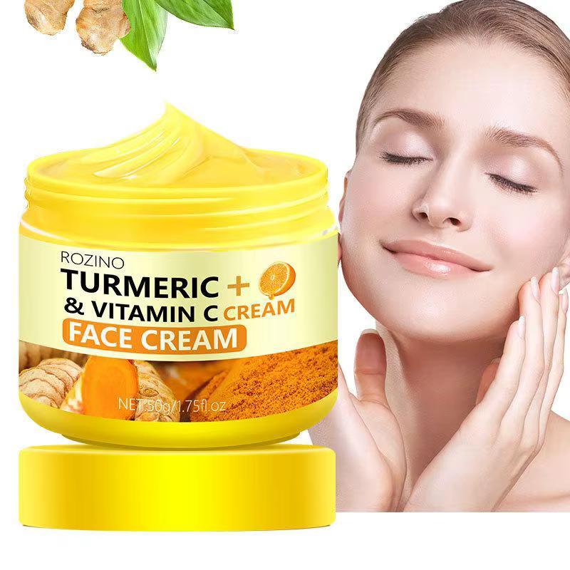 Crème hydratante au curcuma