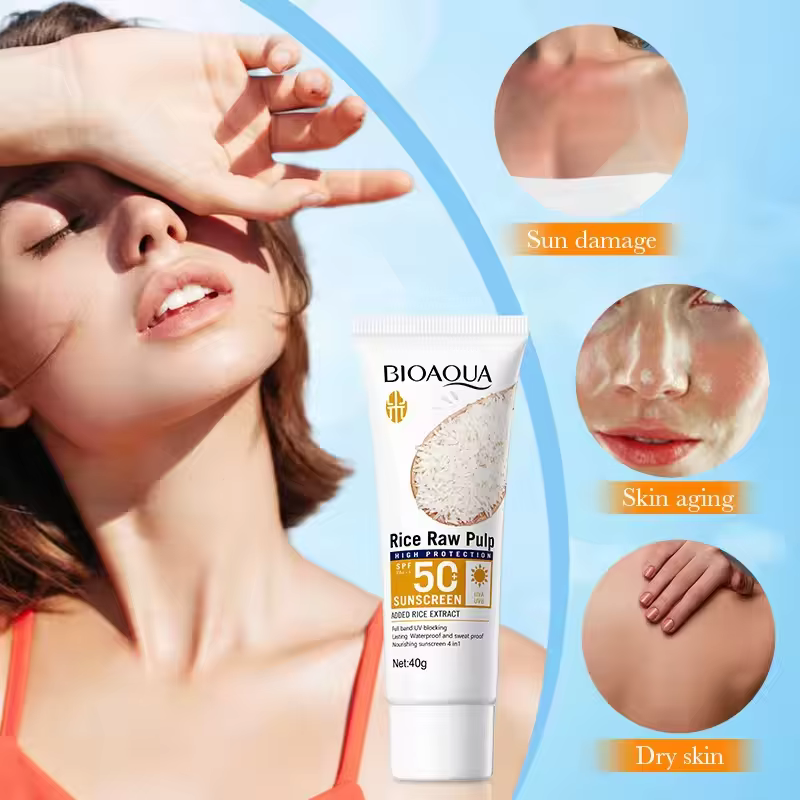 Crème solaire pour le visage SPF 50+