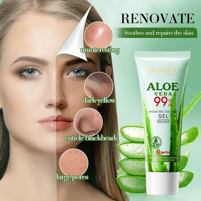Gel d'aloe vera hydratant