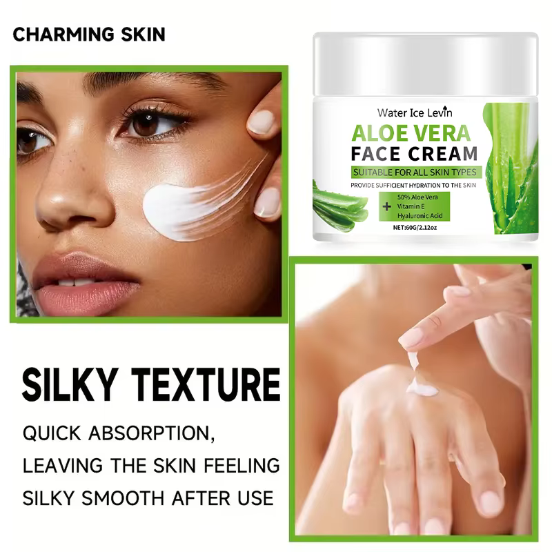 Crème pour le visage à l'aloe vera