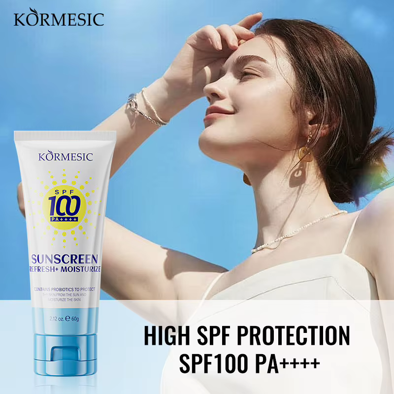 Crème solaire probiotique pour le visage
