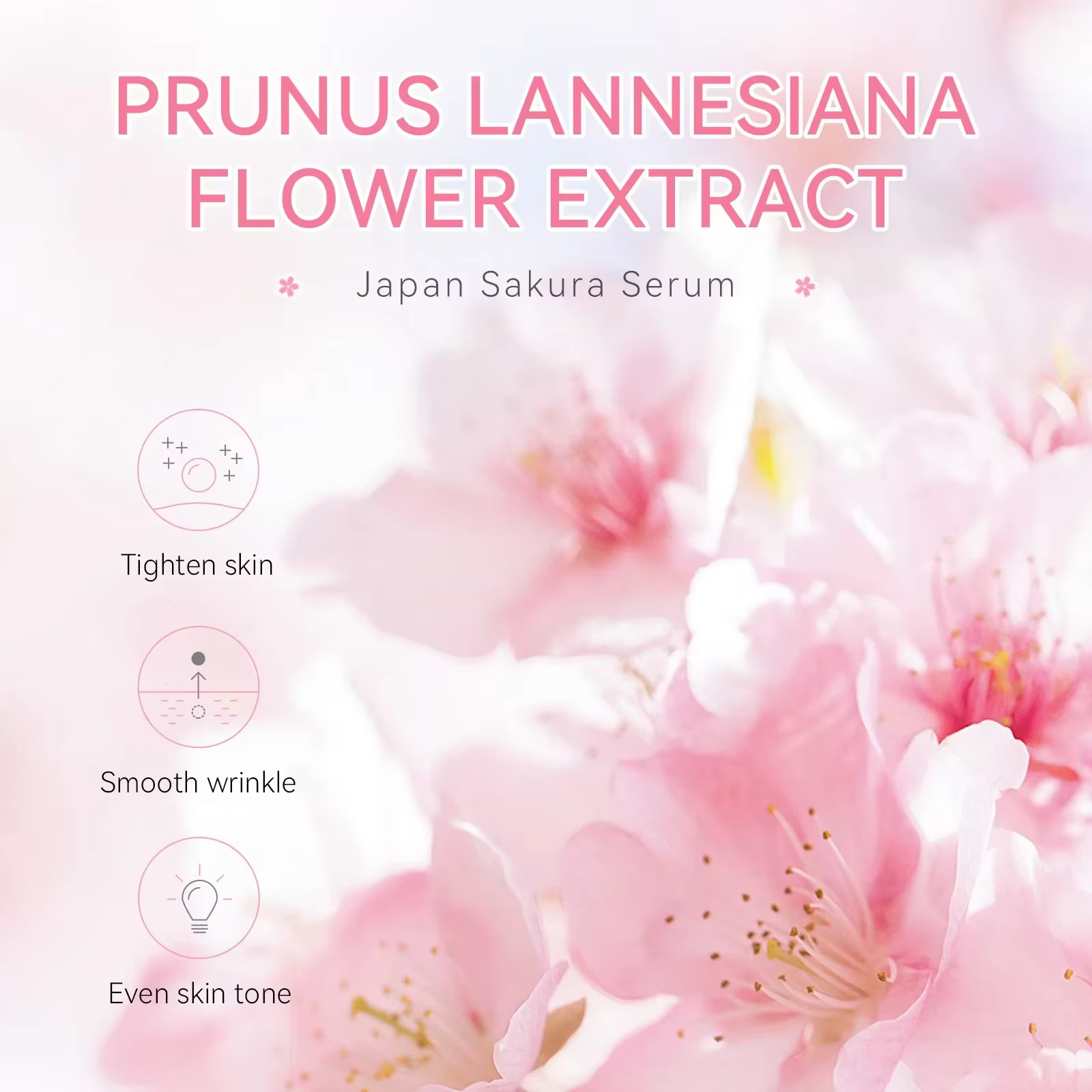 Sakura – sérum blanchissant pour le visage