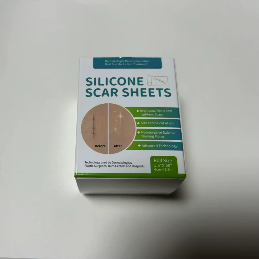 1 rouleau = feuilles de cicatrices en Silicone de 4cm x 1.5m