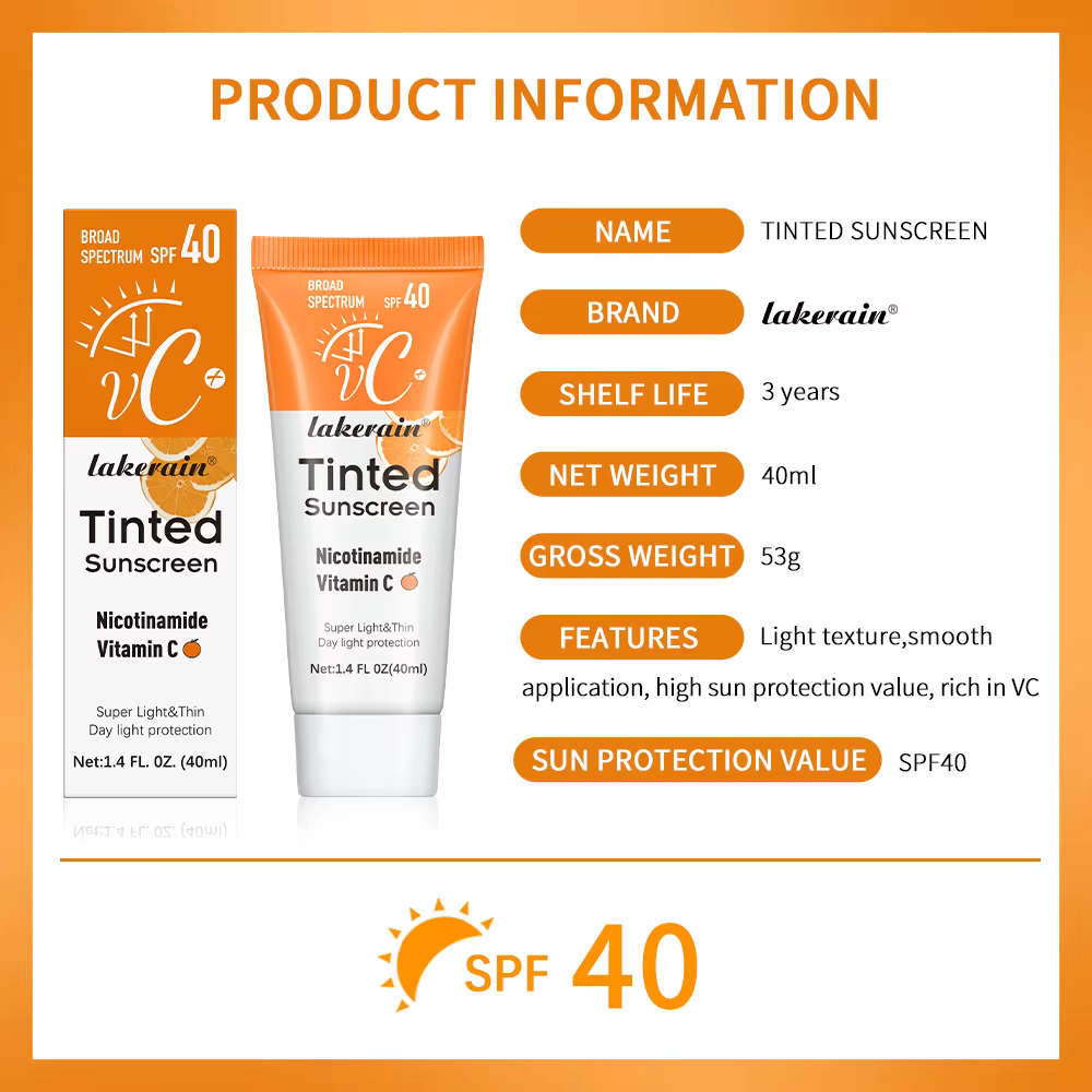 Teinté hydratant VC crème solaire Protection de la peau maquillage rafraîchissant