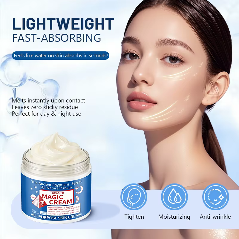 Crème magique pour le lifting du visage 30g/60g/120g : hydratante, nourrissante et formule blanchissante pour tous types de peaux