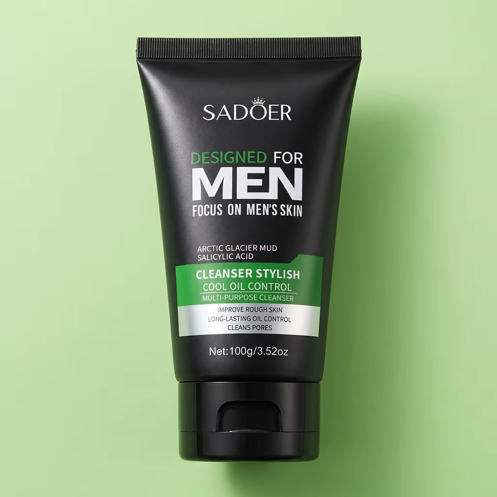 SADOER Nettoyant Visage Homme à l'Acide Salicylique