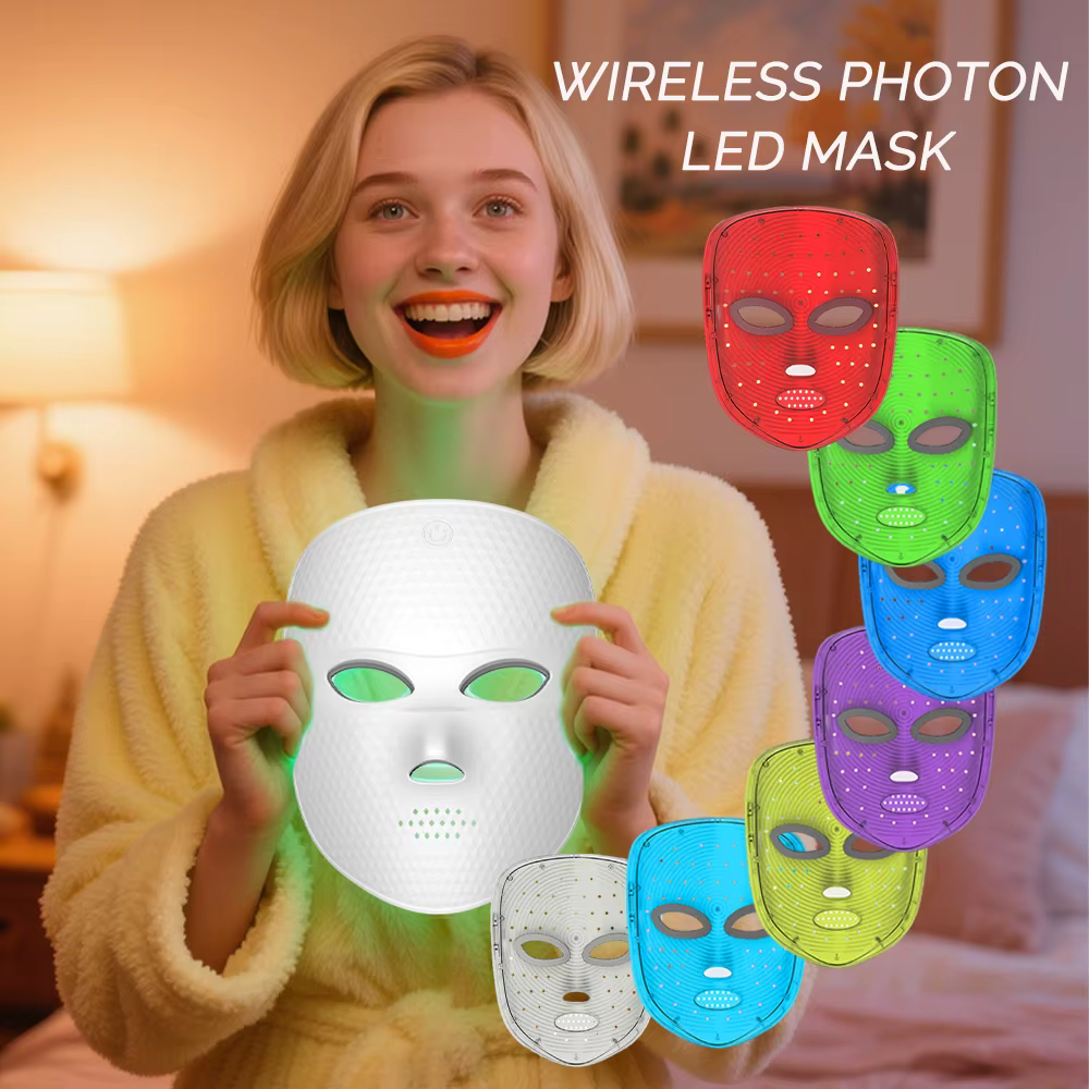 Masque facial LED 7 couleurs