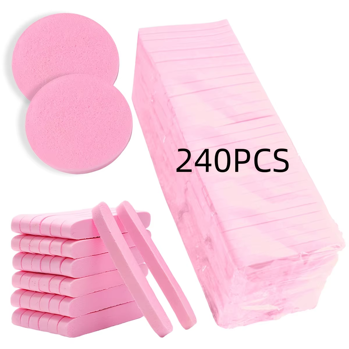 Éponges pour le visage - 240 pièces