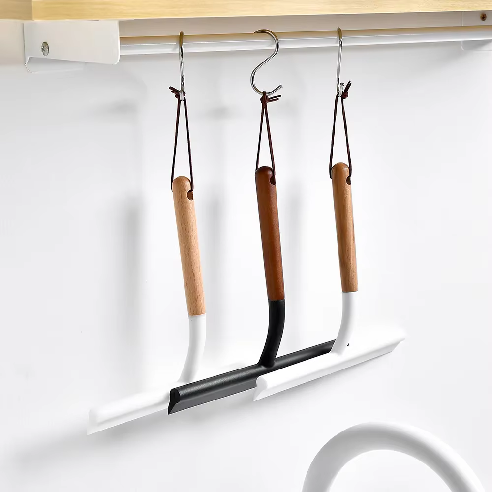 Petit essuie-glace polyvalent en Silicone pour salle de bains, grattage de lavage, outil de nettoyage de vitres de cuisine et de vitres domestiques