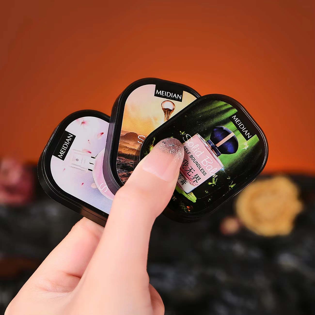 Crème parfumée solide, parfum longue durée