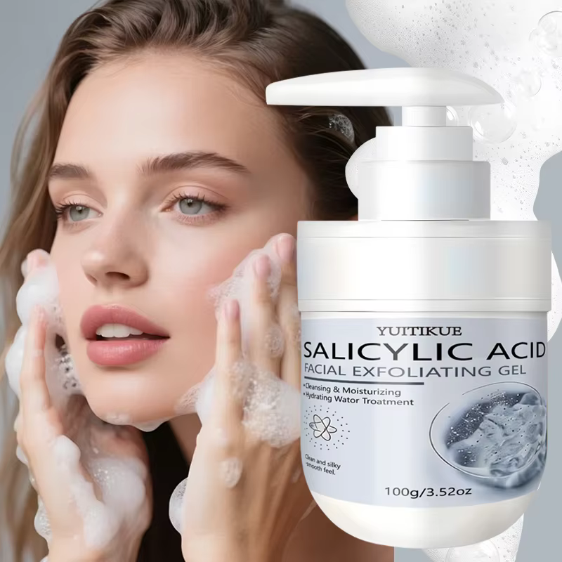 Gel exfoliant à l'acide salicylique YUITIKUE | Nettoyage en profondeur et hydratation pour une peau propre et soyeuse