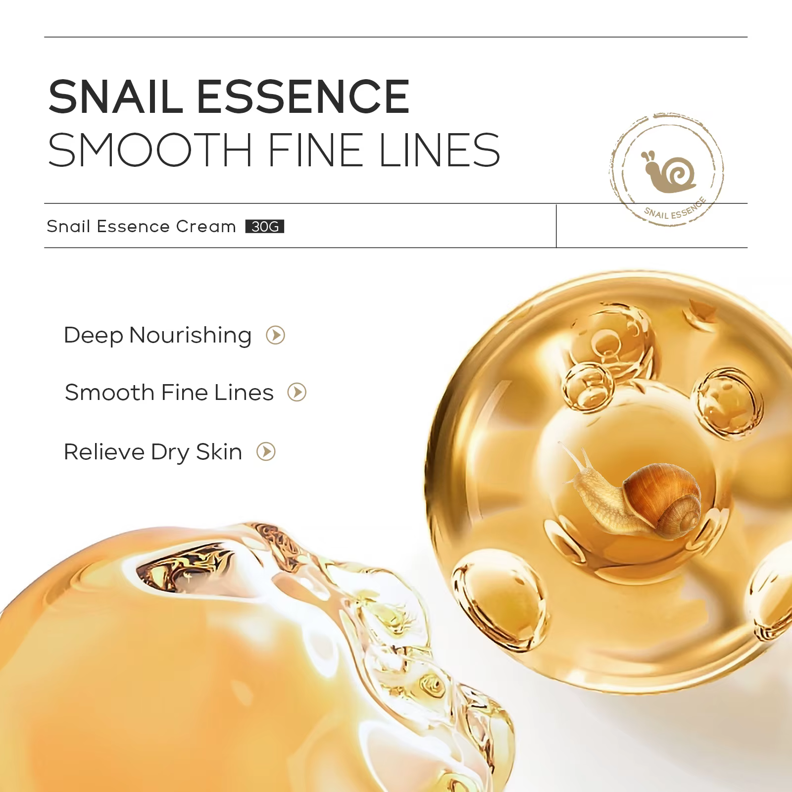 Crème pour le visage à l'escargot LAIKOU