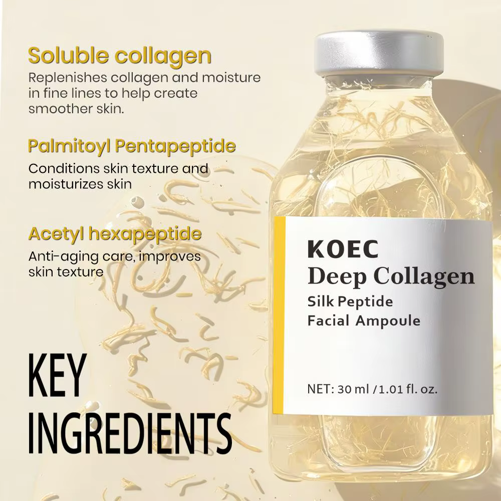 Ampoule de collagène profond en soie KOEC 30 ml - Sérum coréen anti-âge