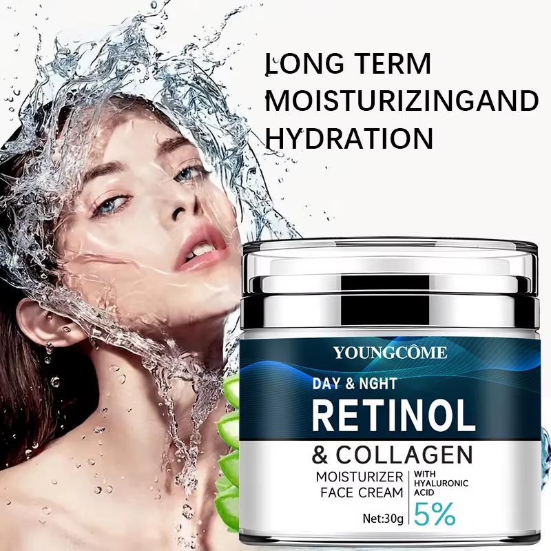 Crème au collagène au rétinol à la vitamine C + E