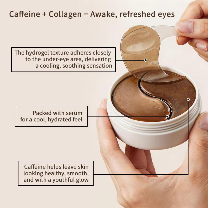 Masque éclaircissant à la caféine pour les cernes et les poches sous les yeux - Réveillez vos