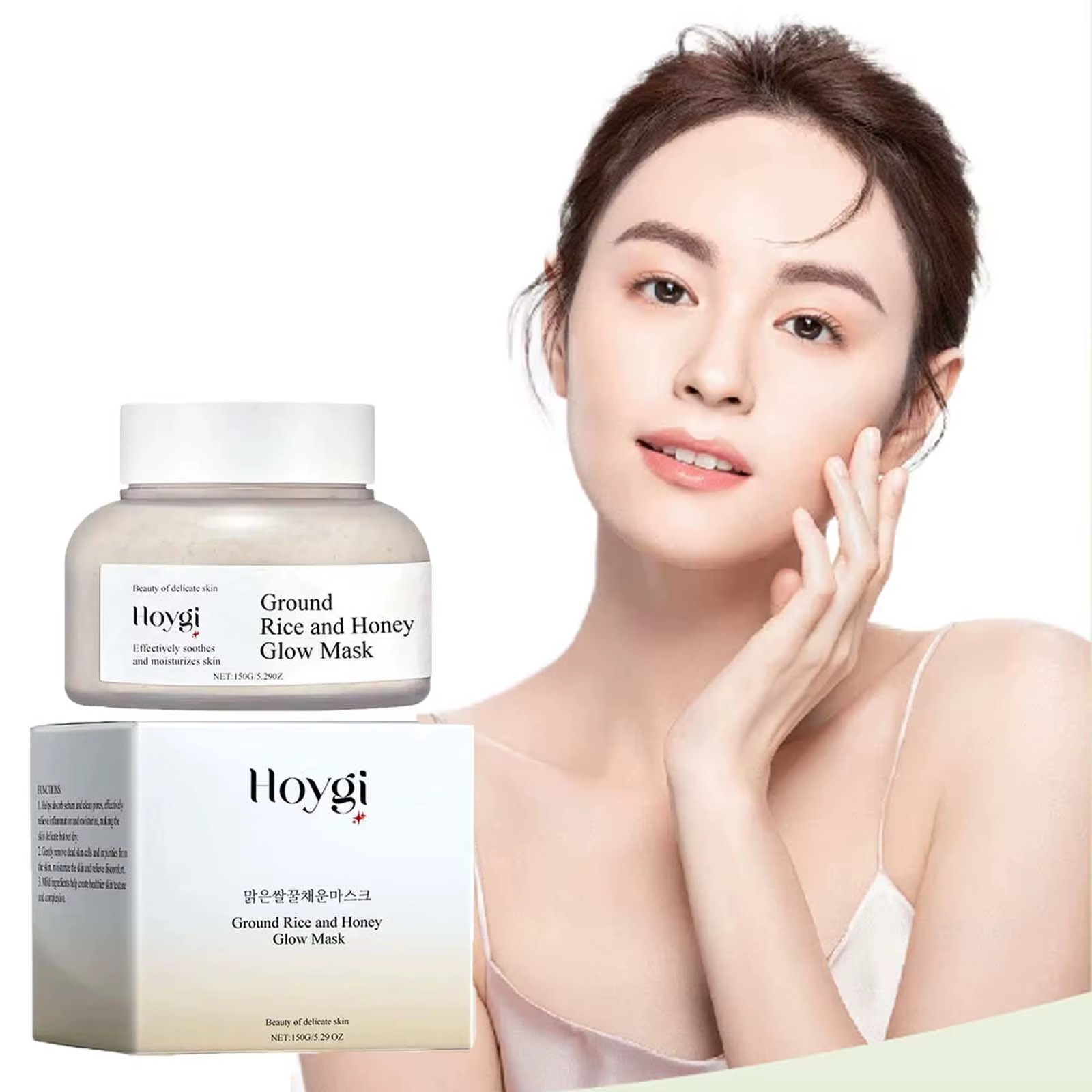 Masque facial au riz et au miel