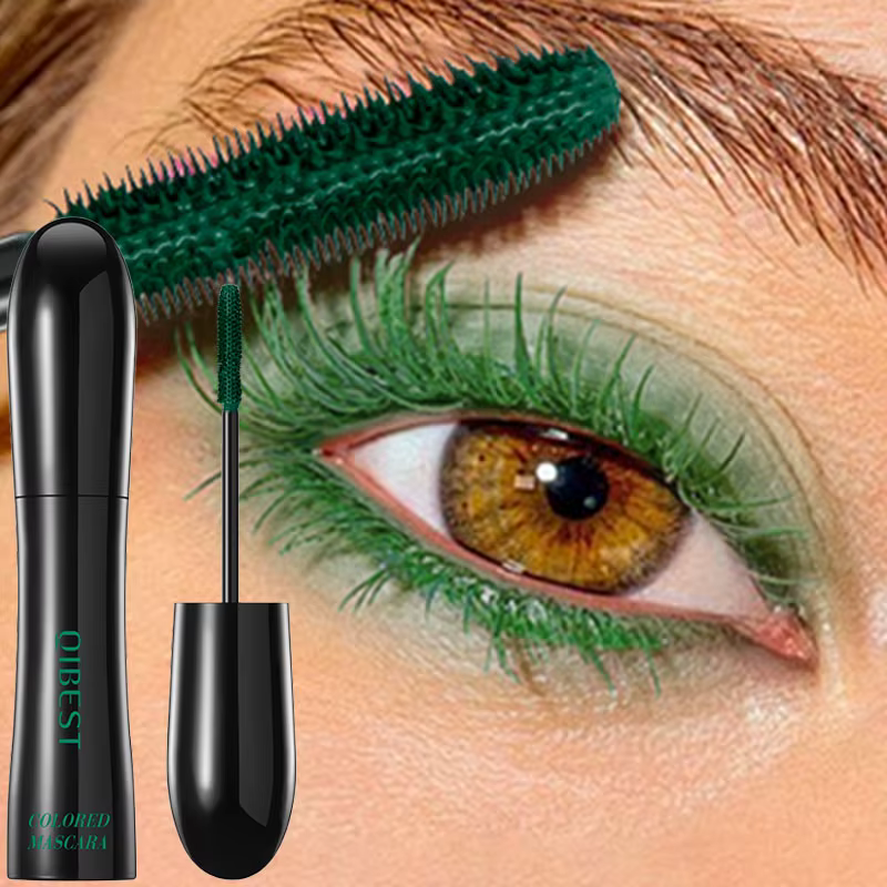 6 Mascara colorés imperméable, longue durée, volumineux et allongeants, anti-taches pour les fêtes costumées d'Halloween et le maquillage sur scène