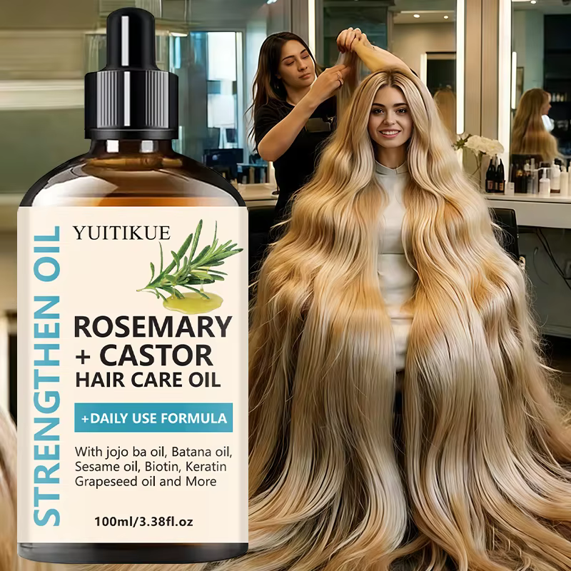 Huile capillaire fortifiante YUITIKUE à la romarin et au ricin