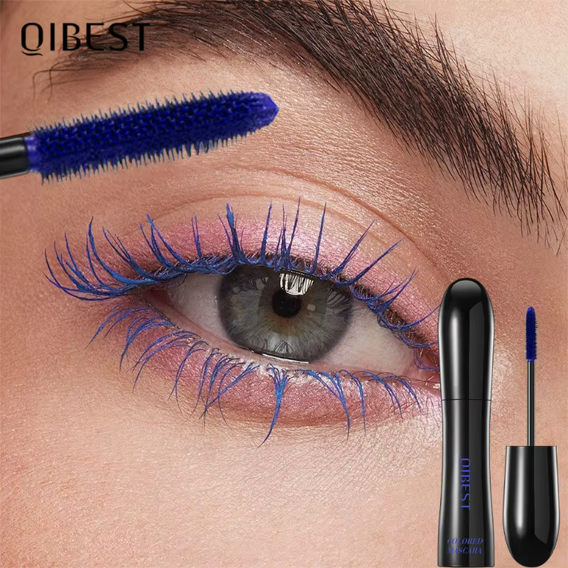 6 Mascara colorés imperméable, longue durée, volumineux et allongeants, anti-taches pour les fêtes costumées d'Halloween et le maquillage sur scène