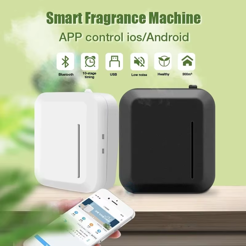 Diffuseur d'arôme pour huile essentielle, 300m3, pour maison intelligente, minuterie d'arôme automatique, Bluetooth, aromatisseur de pièce, désodorisant d'hôtel