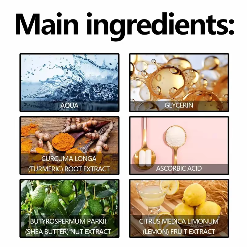 Crème pour le cou au curcuma