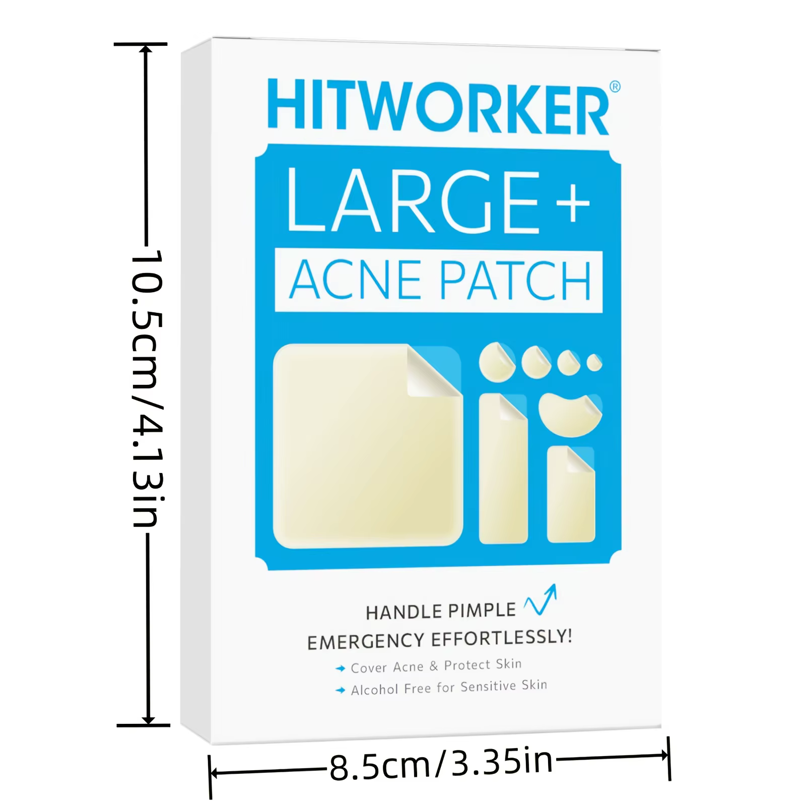 400 patchs anti-acné en hydrogel
