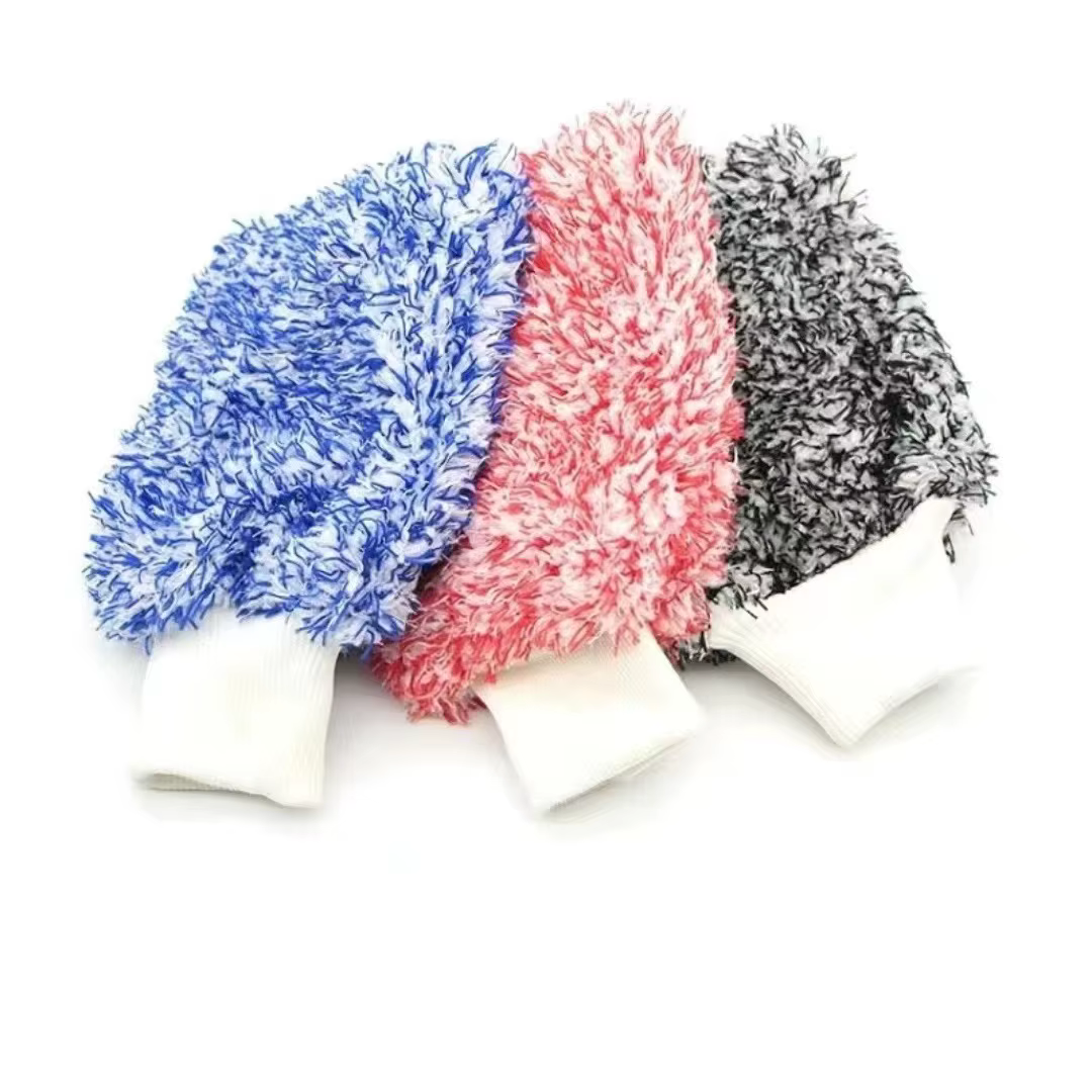 Gants de lavage de voiture en microcarence douce, haute densité, sans rayures, accessoires de lavage de voiture, livres