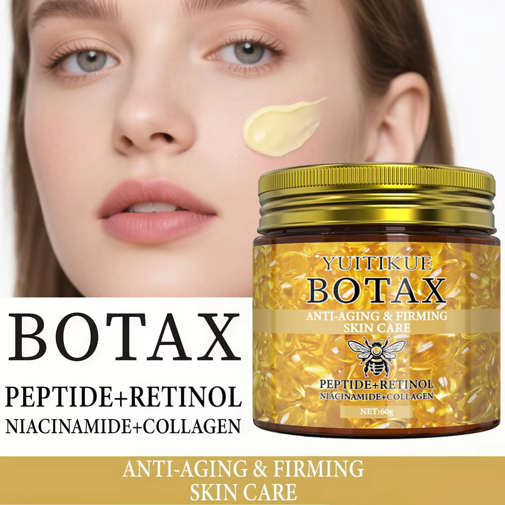 Crème visage effet BOTAX – Traitement liftant instantané et anti-rides avec formule non grasse peptidique