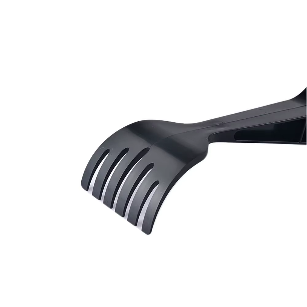 Outil de gouttière domestique, cuillère et cuillère de nettoyage de gouttière, outil de nettoyage de gouttières de toit de conception filetée pour le jardin,