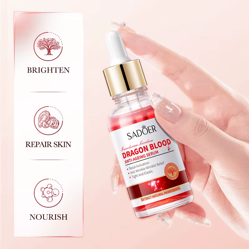 SADOER Ganoderma lucidum sang de Dragon sérum pour le visage Lotion hydratante émulsion