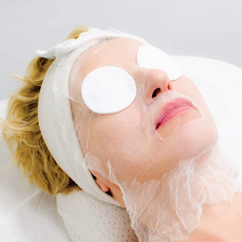 500/100 pièces masque de gaze pour le visage Ultra-mince pur coton jetable