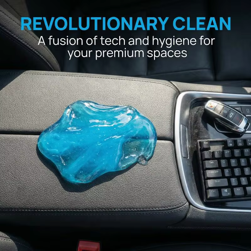 Gel nettoyant pour voiture, slime de nettoyage pour detailing, nettoyant pour l'intérieur de la voiture