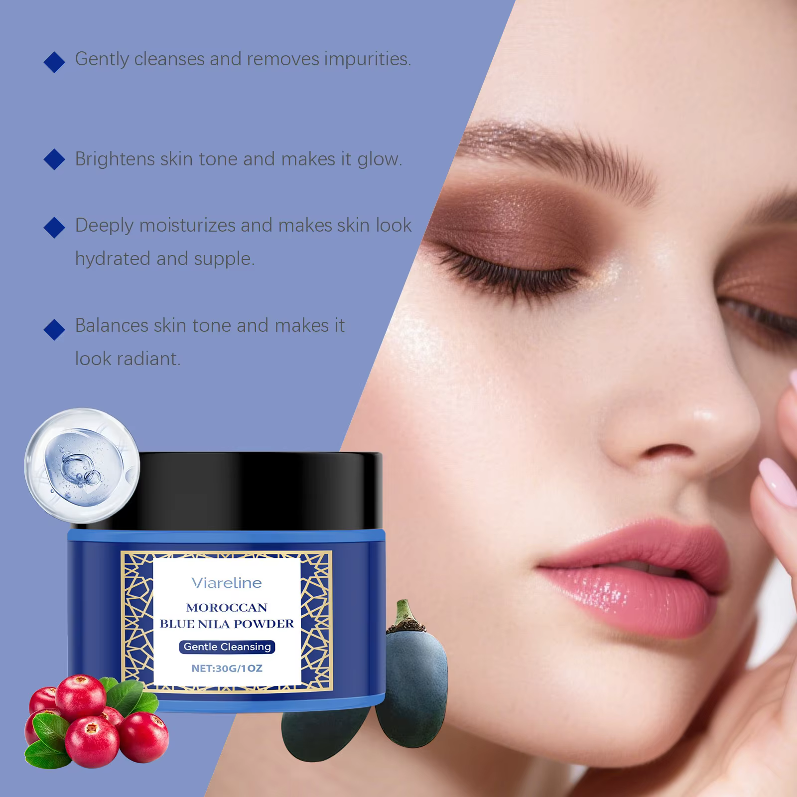 Poudre de masque éclaircissante