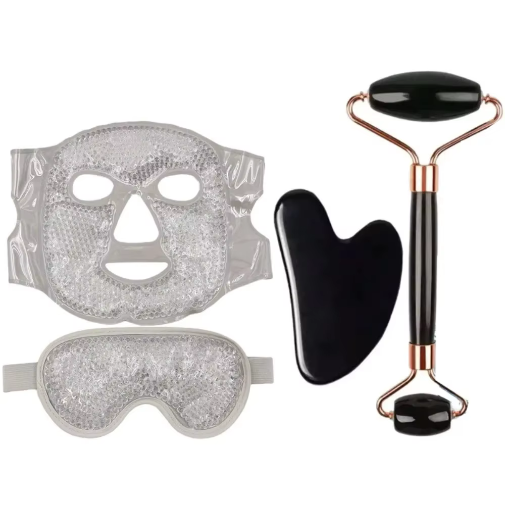 Ensemble de soins du visage 4 pièces : Masque en gel +
